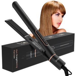 NEXPURE 1 inch Flat Iron, 2 in 1 Hair Straightener & Curling Iron Styling Tool, Fast Heat-Up - 1 of 4