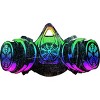 Men's Design By Humans Fluorescent Bomber Mask By Exosam T-Shirt - 2 of 4