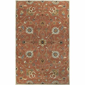 Hauteloom Logville Hand Tufted Rust 1119 Wool Rug - 1 of 4
