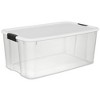 Sterilite 116 Quart Ultra Latching Storage Tote Box Container, Clear (24 Pack) - image 2 of 4
