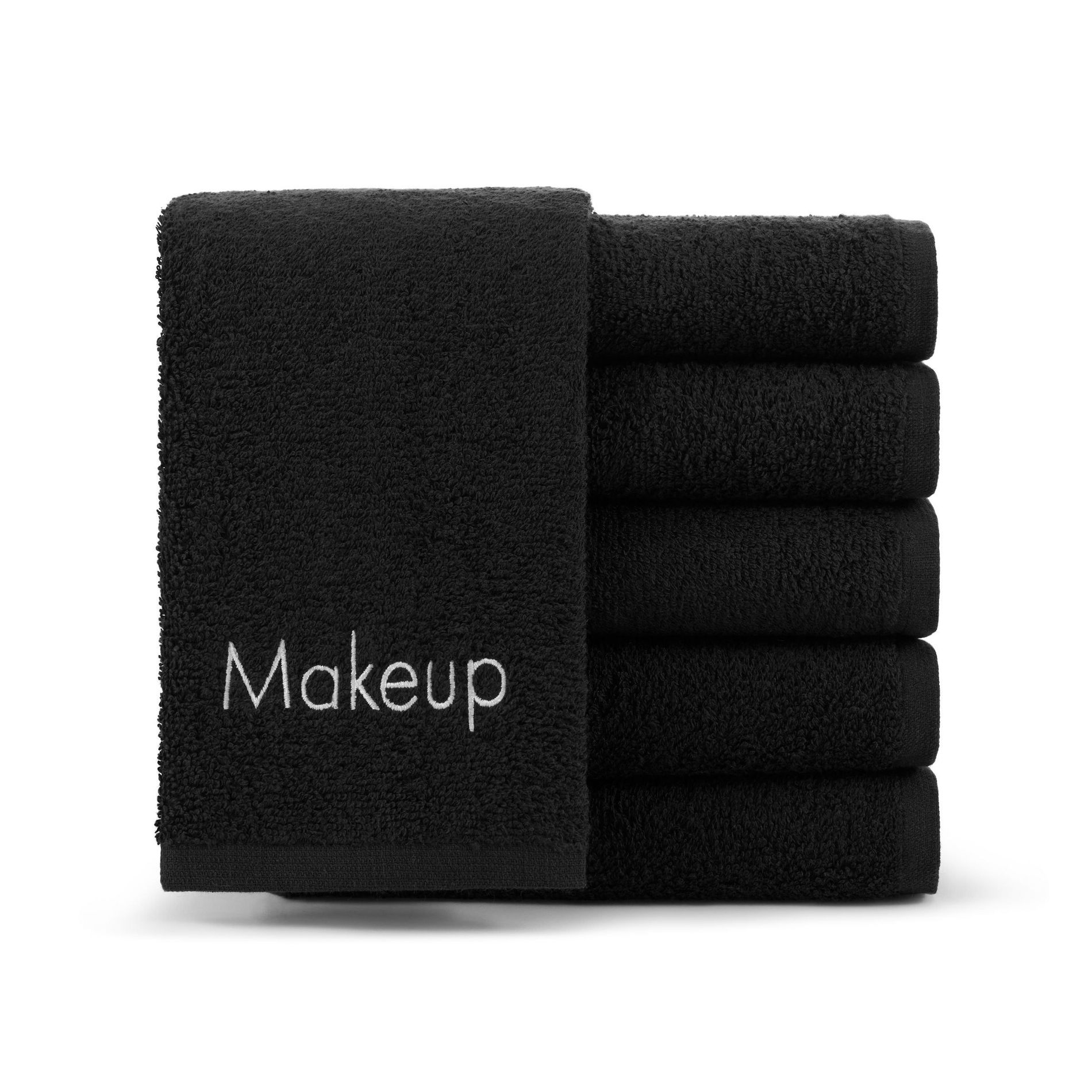 Arkwright Makeup Remover Towels (Pack of 6), 100% Cotton, Embroidered