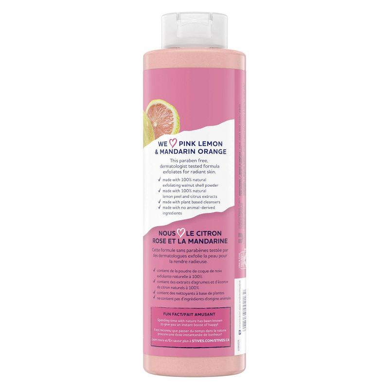 St. Ives Pink Lemon &#38; Mandarin Orange Plant-Based Natural Body Wash Soap - 22 fl oz, 4 of 18