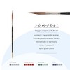 New York Central Oasis Synthetic Brush - Dagger Striper - Handmade in Germany, Professional Watercolor Brushes with Ergonomic Handle, Soft, Absorbent - 2 of 4