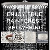 Itopfox High Pressure Rain Shower Head with Handheld Spray Combo, Fixed Showerhead & 10 Sprays Handheld, Detachable Showerheads with Magnetic Docking - 3 of 4