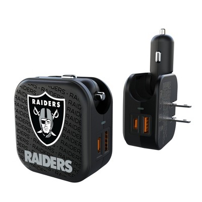 NFL AFC Teams Text Backdrop 18-Watt 2 in 1 USB A/C Charger
