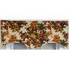 RLF Home 100% Cotton Bountiful Cornice  Fully lined Windows Rod Pocket Valance 50" x 17"  Multi - 3 of 4