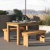 Taylor & Logan 46"x30" Ingles Rectangular Dining Table - 4 of 4
