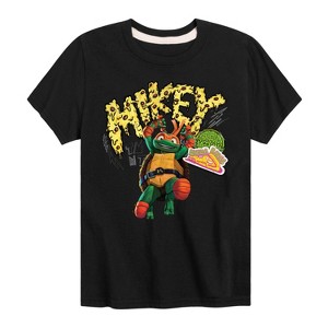 Boys' - Teenage Mutant Ninja Turtles - Michelangelo AKA Mikey Short Sleeve Graphic T-Shirt - 1 of 4