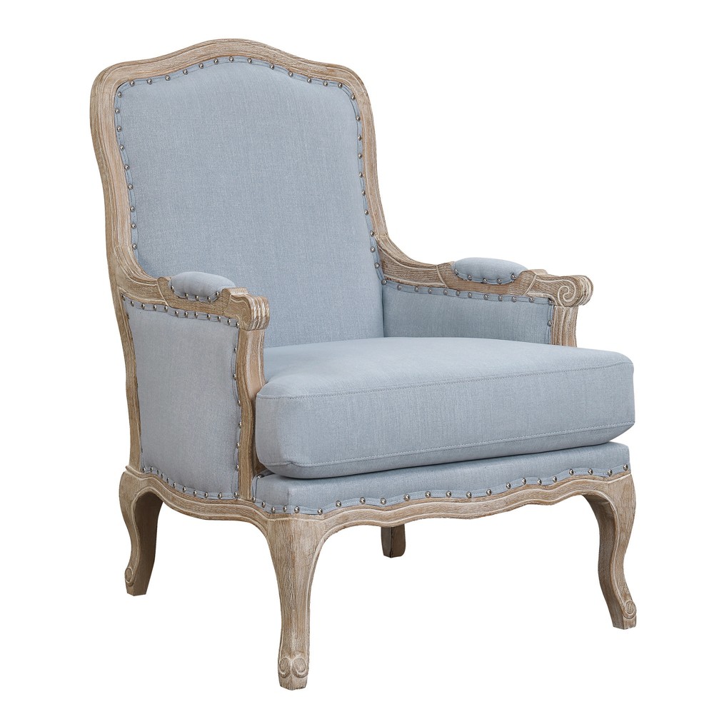 Photos - Coffee Table Regal Accent Chair Light Blue - Picket House Furnishings: Upholstered, Tra