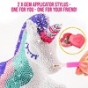 GirlZone Bling Up Unicorn Money Bank Gem Art Kit, Create Diamond Art for Kids with Over 4000 Gems and 2 Stylus - 3 of 4