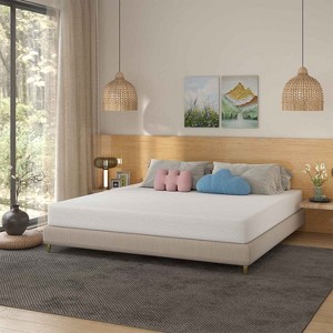 BestMassage 8 Inch Mattress Bamboo Charcoal Memory Foam Mattress Medium Firm Mattress CertiPUR-US Certified - 1 of 4