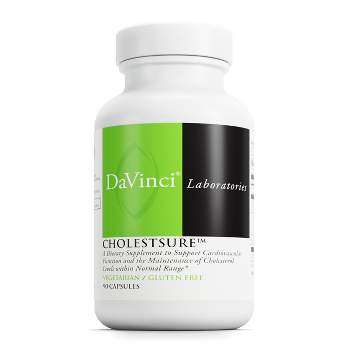 DaVinci Labs CholestSure - Dietary Supplement to Support Cardiovascular Health and Maintain Healthy Cholesterol Levels* - Gluten-Free - 90 Capsules