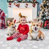 Christmas Area Rug Christmas Snowflakes Pattern Floor Cover - 4 of 4