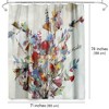 Americanflat 71" x 74" Shower Curtain, Spring Bouquet by PI Creative Art - 2 of 4