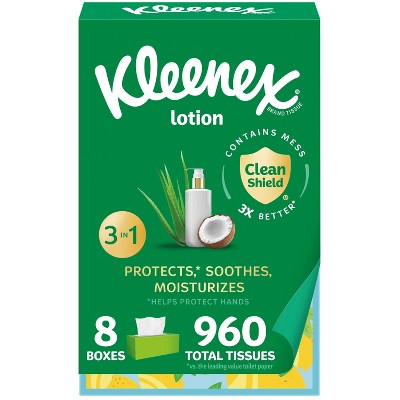 Kleenex Lotion 3-Ply Facial Tissue