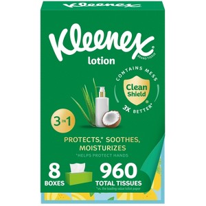 Kleenex Lotion 3-Ply Facial Tissue - 1 of 4