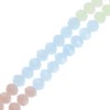 Crystal Lane DIY Designer 7in Double Bead Strand Glass Faceted Rondelle Pastel Mix 4x6mm - 3 of 4