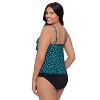 Trimshaper Women's Rachel 5 Tier Ruffle Tankini Swimsuit Top - 2 of 3
