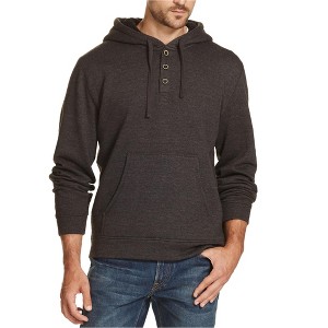 Weatherproof Mens 1/4 Button Hoodie Sweatshirt - 1 of 1
