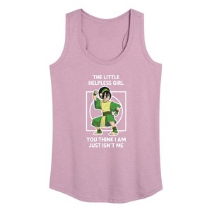 Women's - Avatar: The Last Airbender - Toph Graphic Racerback Tank - 1 of 4