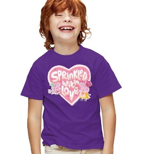 Boys' Short Sleeve PEPPA PIG And George Sprinkled With Love for Valentine's Day T-Shirt Boys and Girls - 1 of 4