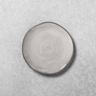 Stoneware Reactive Glaze Appetizer Plate Gray - Hearth & Hand™ with Magnolia