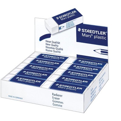 Staedtler Mars Plastic Eraser, White, pk of 20