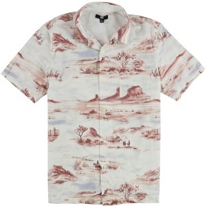 Frye Mens Graphic Applique Button Up Shirt - 1 of 2