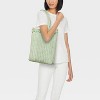 Straw Large Floral Print Tote Handbag - A New Day™ - 2 of 4
