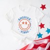 Simply Sage Market S.W.Smiley America Vibes Smiley Face Short Sleeve Tee - 3 of 4