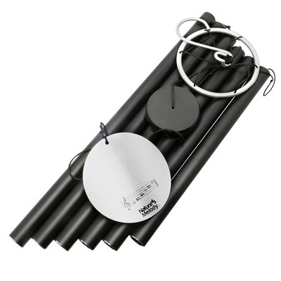 Nature's Melody 42" Black Aluminum Outdoor Wind Chimes