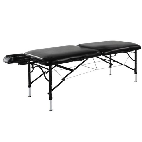 9 Diameter Deluxe Oversized Massage Table 25 Full Bolster - Black