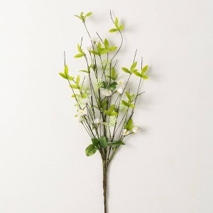 Sullivans Artificial Cream Blossom And Leaf Spray 32"H - 1 of 2