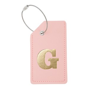 Unique Bargains Luggage Tag Pink 1 Pc - 1 of 4