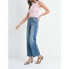 Women's Slim Palazzo Jean - JUST BLACK DENIM - 2 of 4