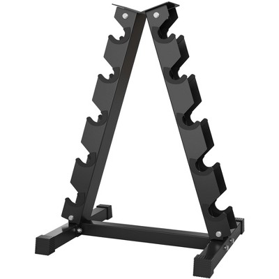 Garvee Dumbbell Rack A-Frame Weight Rack Vertical Rack for Home Gym, Weight Rack for Dumbbells