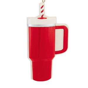 Polarx 5.0 Inch Insulated Drinking Mug Christmas Tree Ornament , Christmas Decor Tumbler Stan (1PC) - 1 of 4