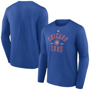 MLB Chicago Cubs Men's Long Sleeve Core T-Shirt - 1 of 3