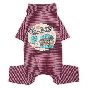 Touchdog (R) Onesie Lightweight Breathable Printed Full Body Pet Dog T-Shirt Pajamas - 1 of 1