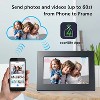 eco4life 10.1-In. Wi-Fi® Digital Photo Frame with Photos/Video Sharing and Touch Screen, Metal Frame, CPF1033 in Gray - 2 of 4
