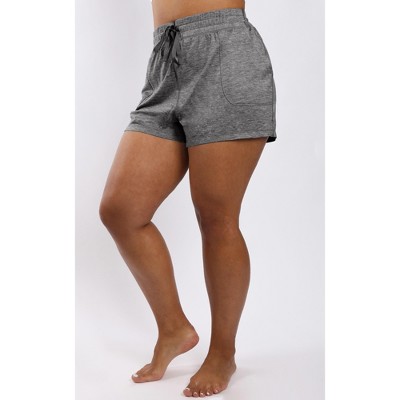 90 Degree By Reflex Super Soft Cationic Heather Lounge Shorts