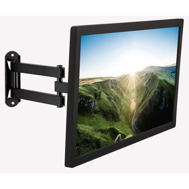 Mount-It! TV Wall Mount, Universal Fit for 19 - 40 in. TVs & Computer Monitors | Full Motion Tilt & Swivel 14 Extension Arm | VESA 75, 100 Compatible, 3 of 9