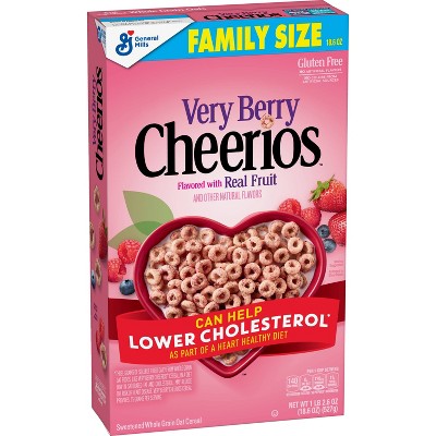 General Mills Family Size Very Berry Cheerios Cereal - 18.6oz