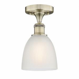 Castile - 1 Light Semi-Flush Mount In Industrial Style-9.75 Inches Tall and 6 Inches Wide - 1 of 1