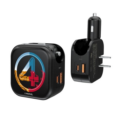 Marvel Fantastic 4 Badge 18-Watt 2 in 1 USB A/C Charger