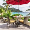 Tangkula 36LBS Outdoor Market Umbrella Base Stand Square Umbrella Holder Black - 2 of 4