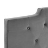 Modway Juliet Tufted Full/Queen Performance Velvet Headboard -  Dense Foam Padding  - Full/ Quuen size HB in iron frame powder coated + plywood+ foam - 3 of 4