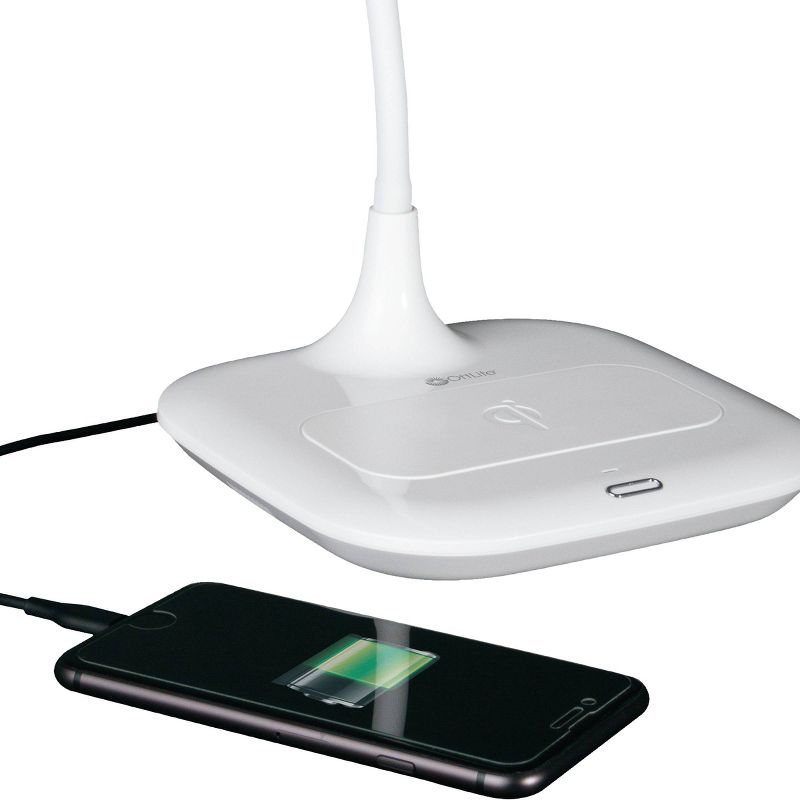 OttLite Desk Lamp with Wireless Charging (Includes LED Light Bulb) - Prevention, 6 of 9