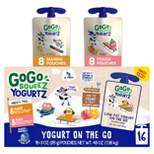GoGo squeeZ YogurtZ Mango/Peach - 16ct/48oz