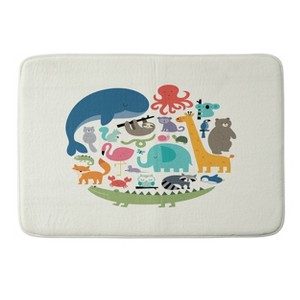 Deny Designs Andy Westface 'We Are One' Memory Foam Machine Washable Bath Mat - 1 of 4